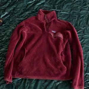 Patagonia Pullover Sweater Red